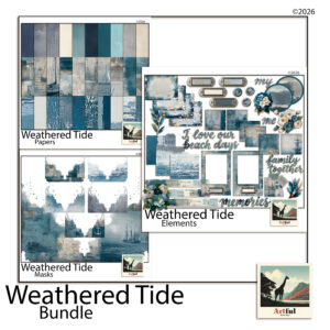 Weathered Tide Digital Scrapbook Bundle