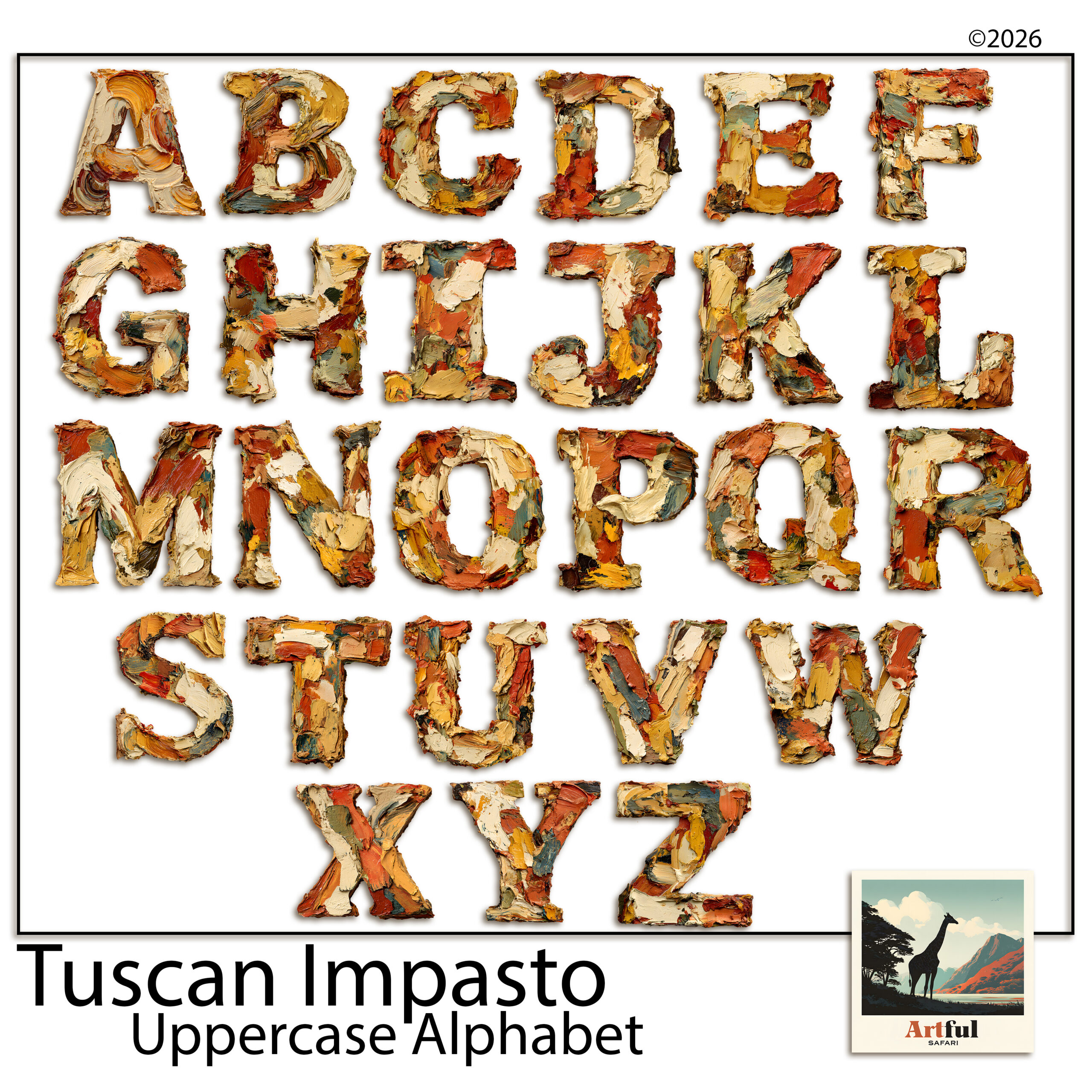 Uppercase Alphabet Clipart: 5 Easy Rules for Scrapbook Titles