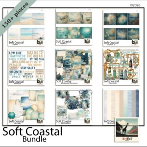 Coastal Nautical Digital Scrapbook