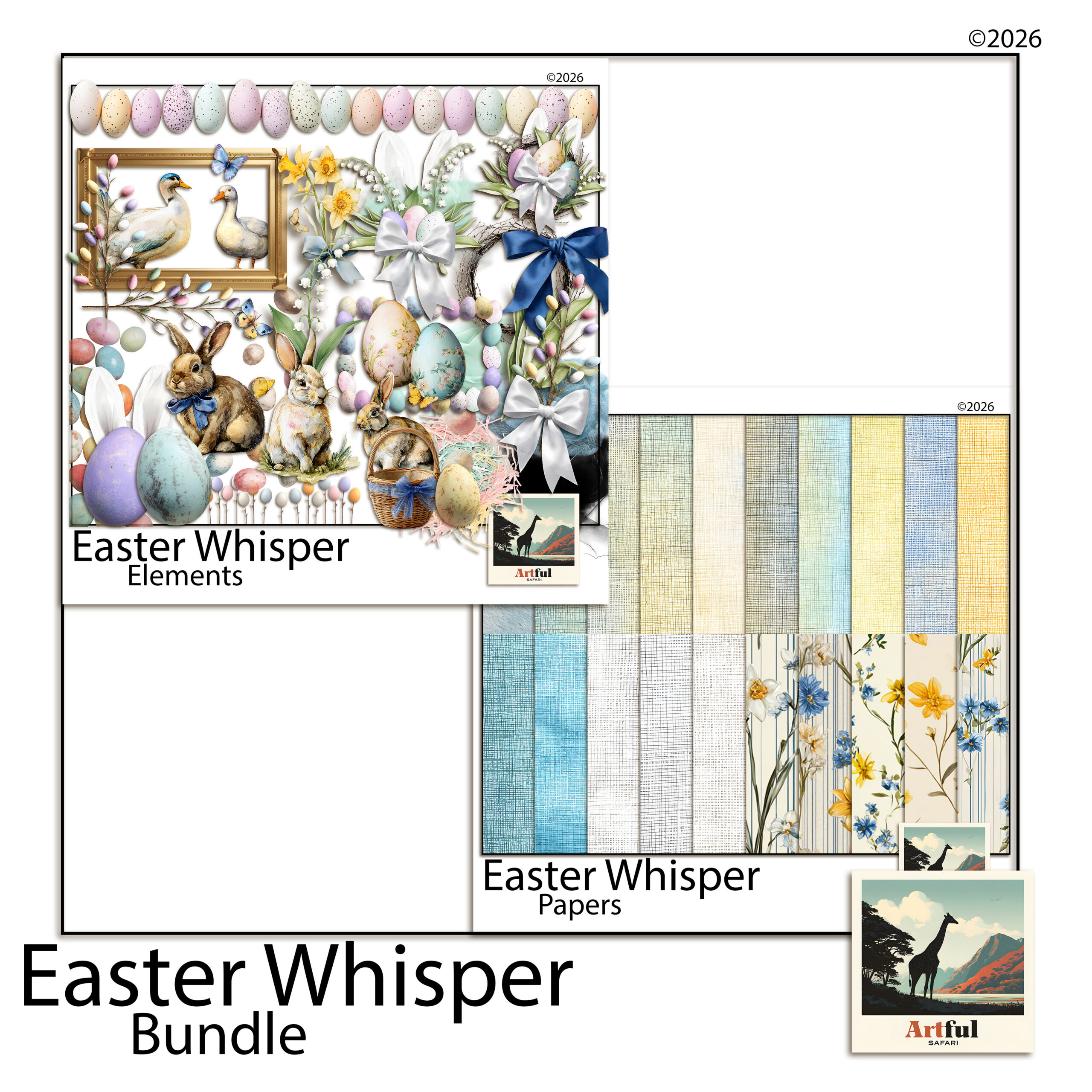 easter whisper digital scrapbook digital scrapbook kit