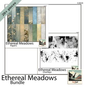 Ethereal Meadow Digital Scrapbook Bundle