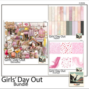 girls day out bundle digital scrapbook kit