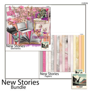 new stories bundle digital scrapbook kit