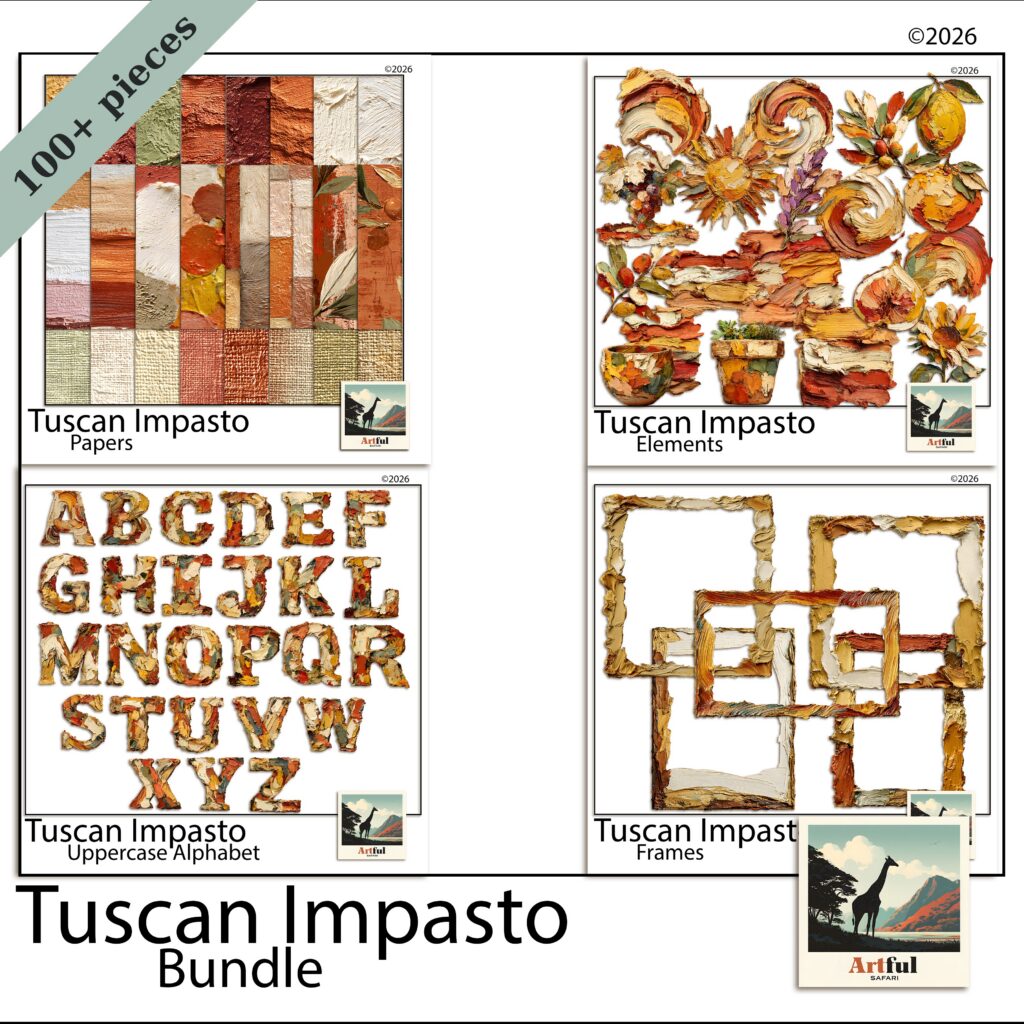 How to Make a Tuscany Scrapbook (5 Easy Page Ideas)