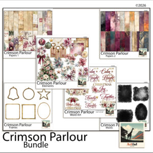 Crimson Parlour Digital Scrapbook Bundle