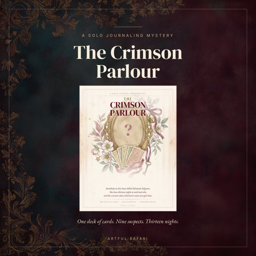 The Crimson Parlour — A Solo Journaling Murder Mystery for One