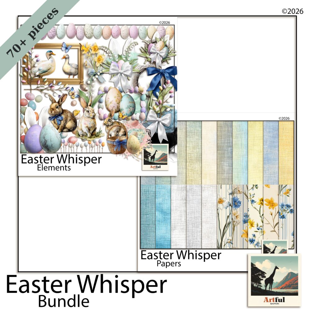 Easter Whisper Digital Scrapbook Bundle