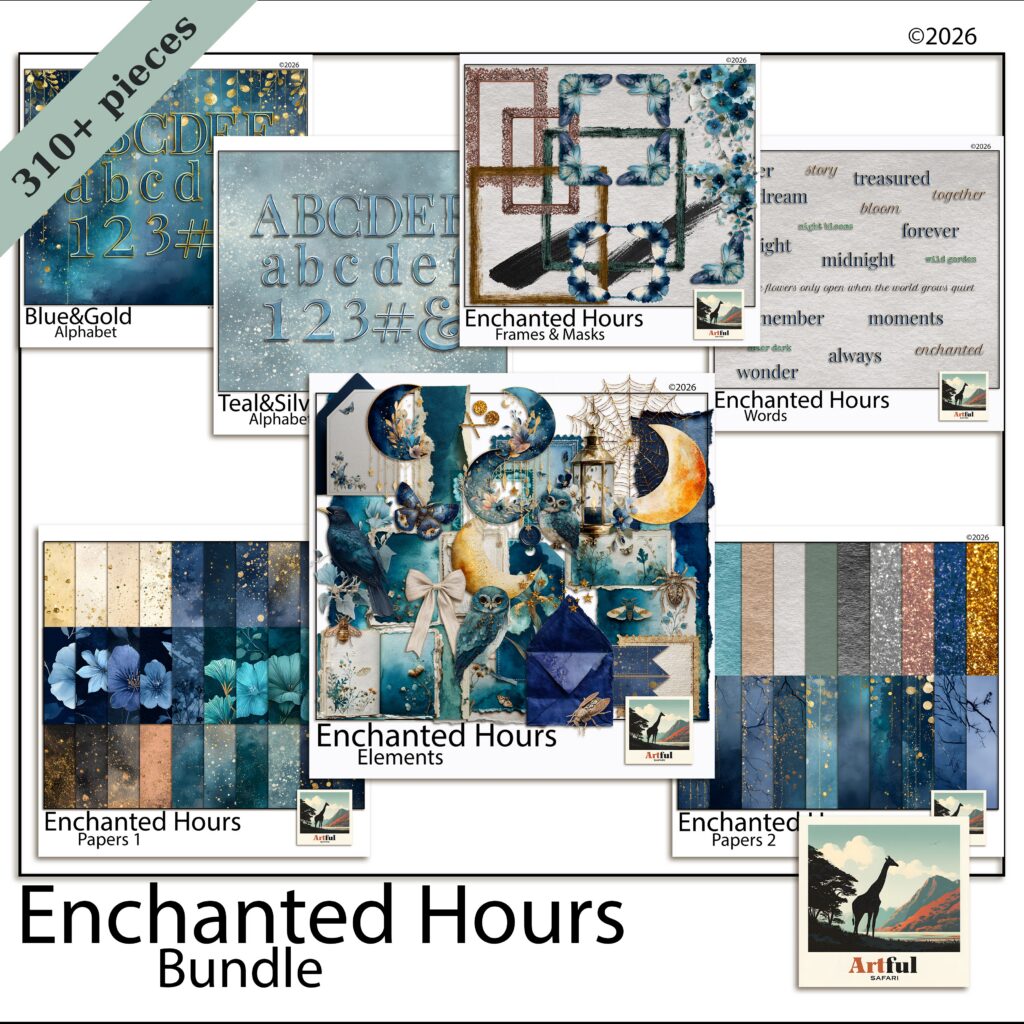 Enchanted Hours Digital Scrapbook Bundle