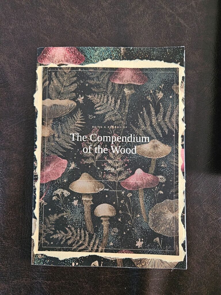The compendium printed and bound at home