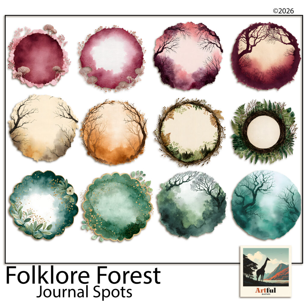 Folklore Forest Journal Cards Woodland