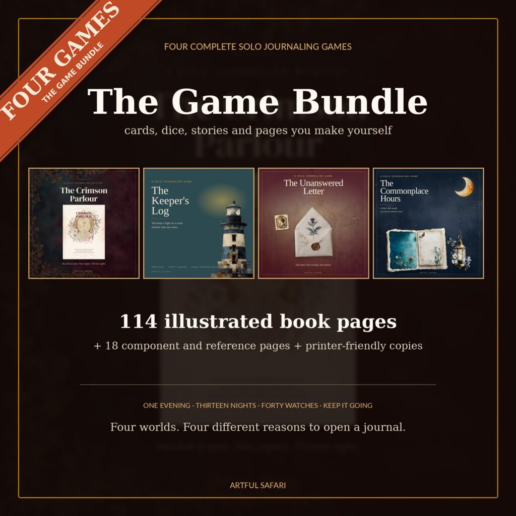 The Game Bundle — Four Solo Journaling Games