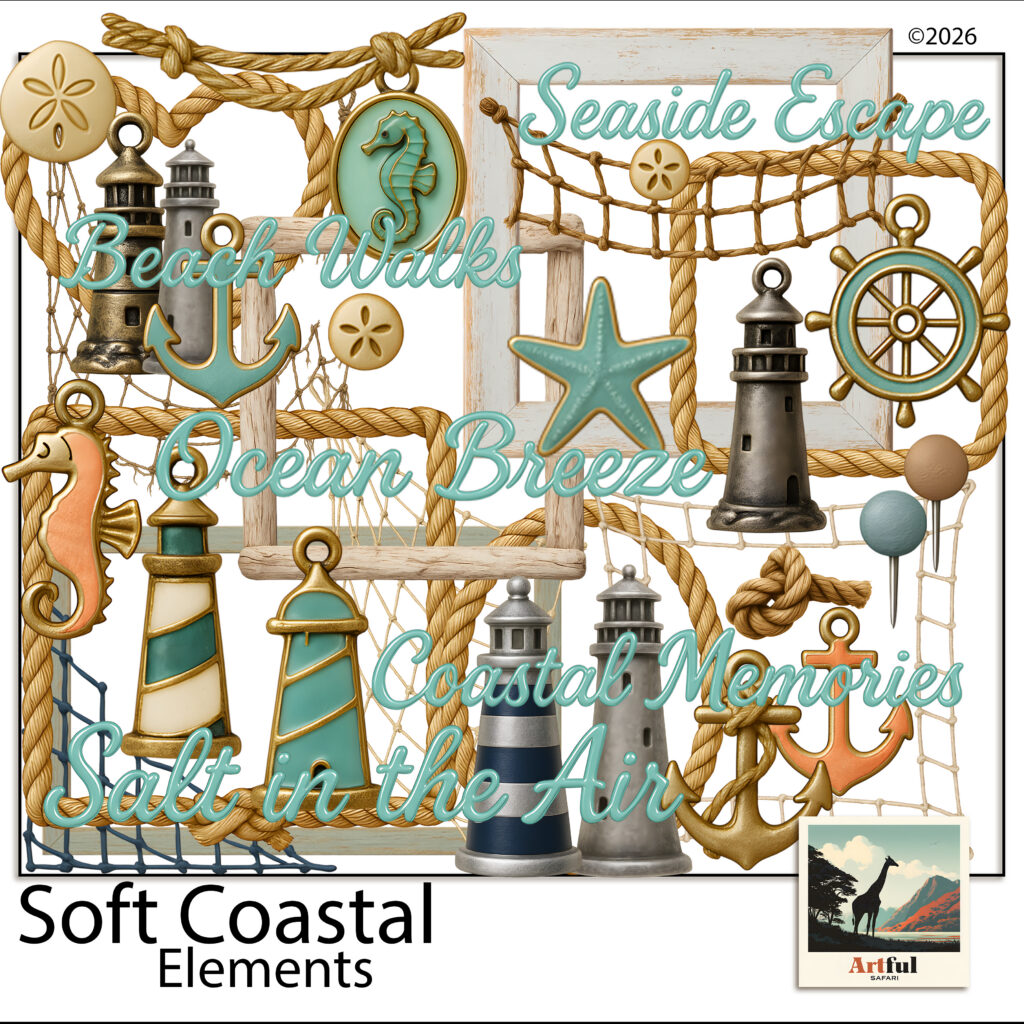 Soft Coastal Elements 44 Nautical Pngs