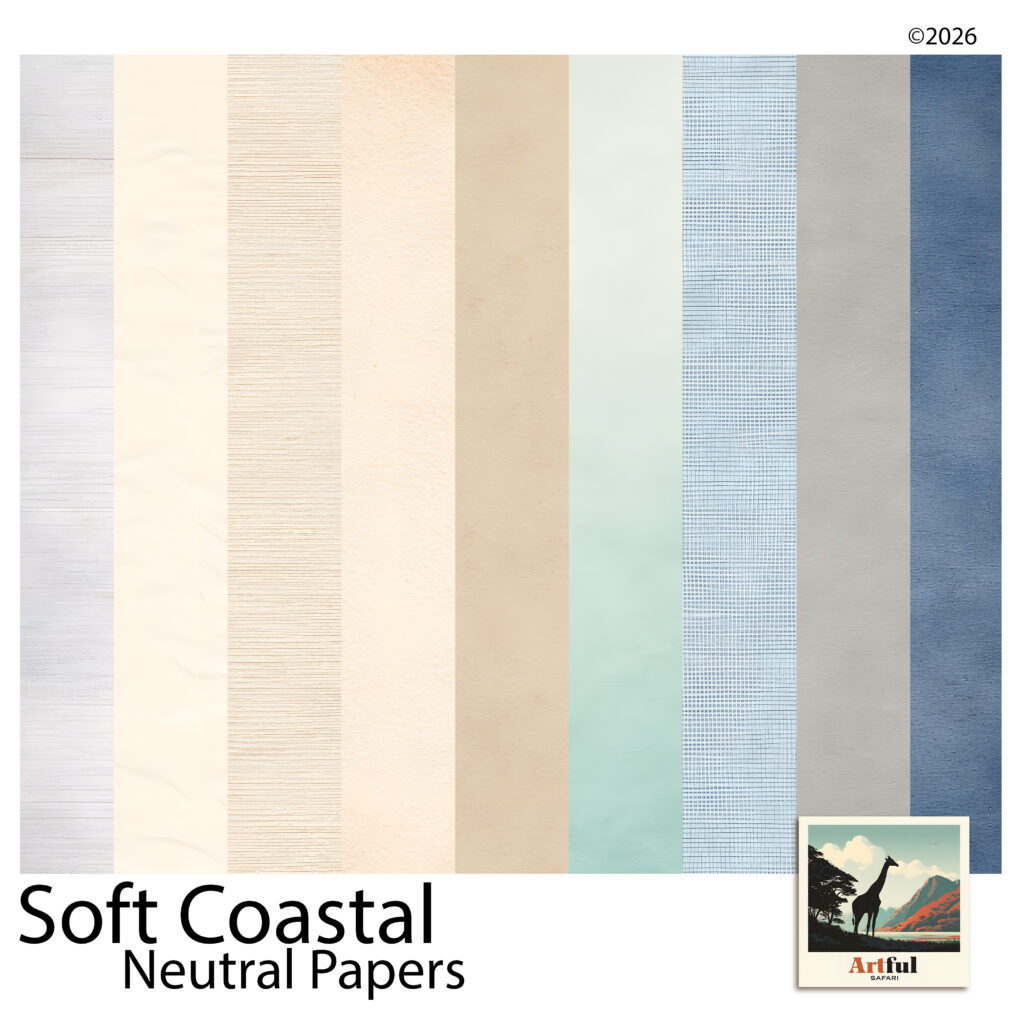 Soft Coastal Neutral Papers 9 Linen