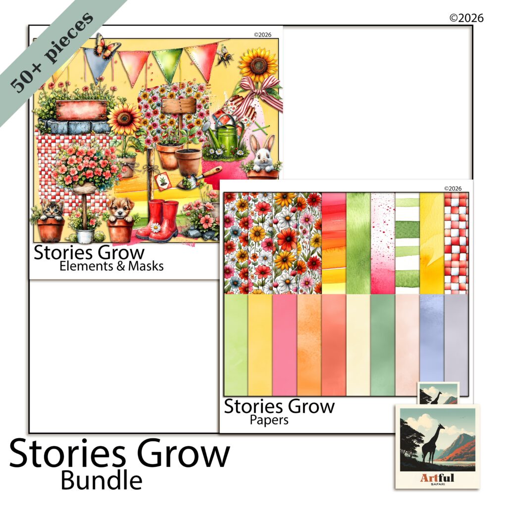 Stories Grow Digital Scrapbook Bundle