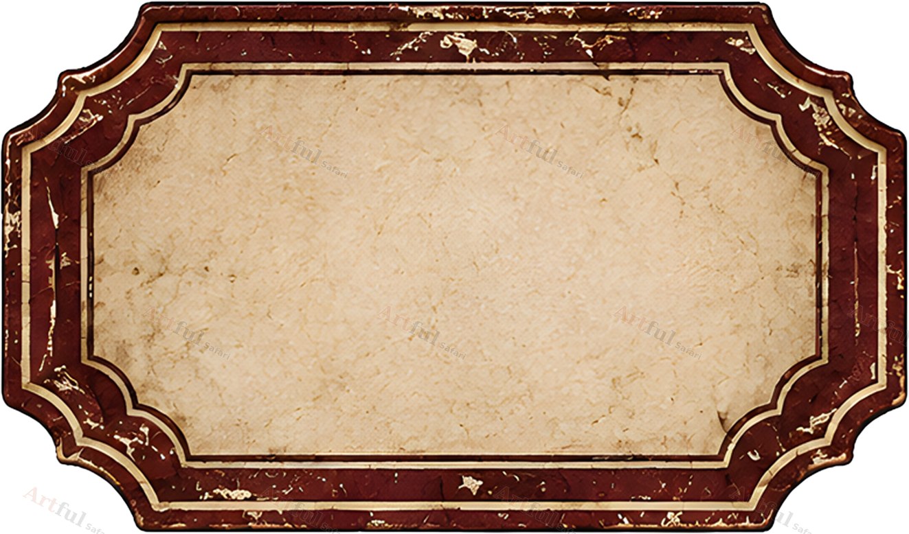 Blank burgundy rectangle label — included in Gothmas Word Art — 14 Gothic Christmas Word Art PNGs and Blank Labels