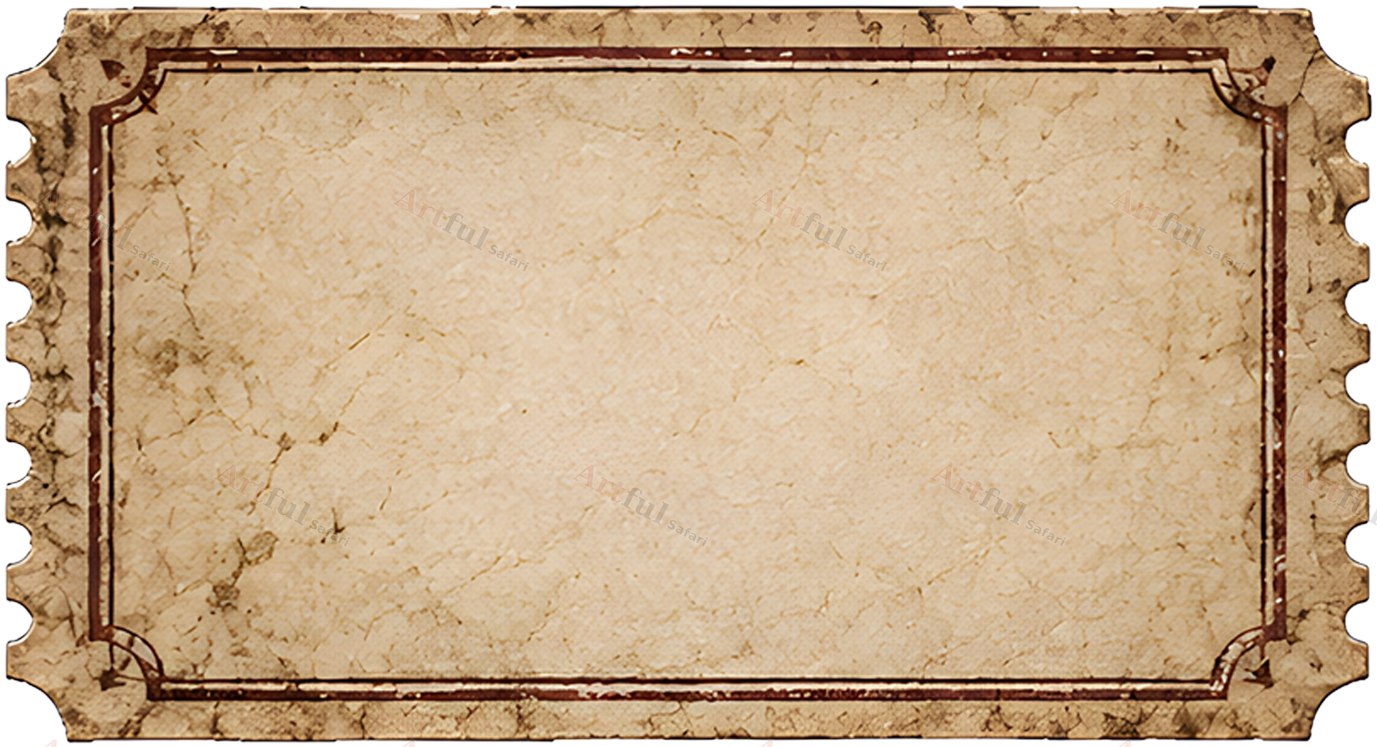Blank ticket label — included in Gothmas Word Art — 14 Gothic Christmas Word Art PNGs and Blank Labels