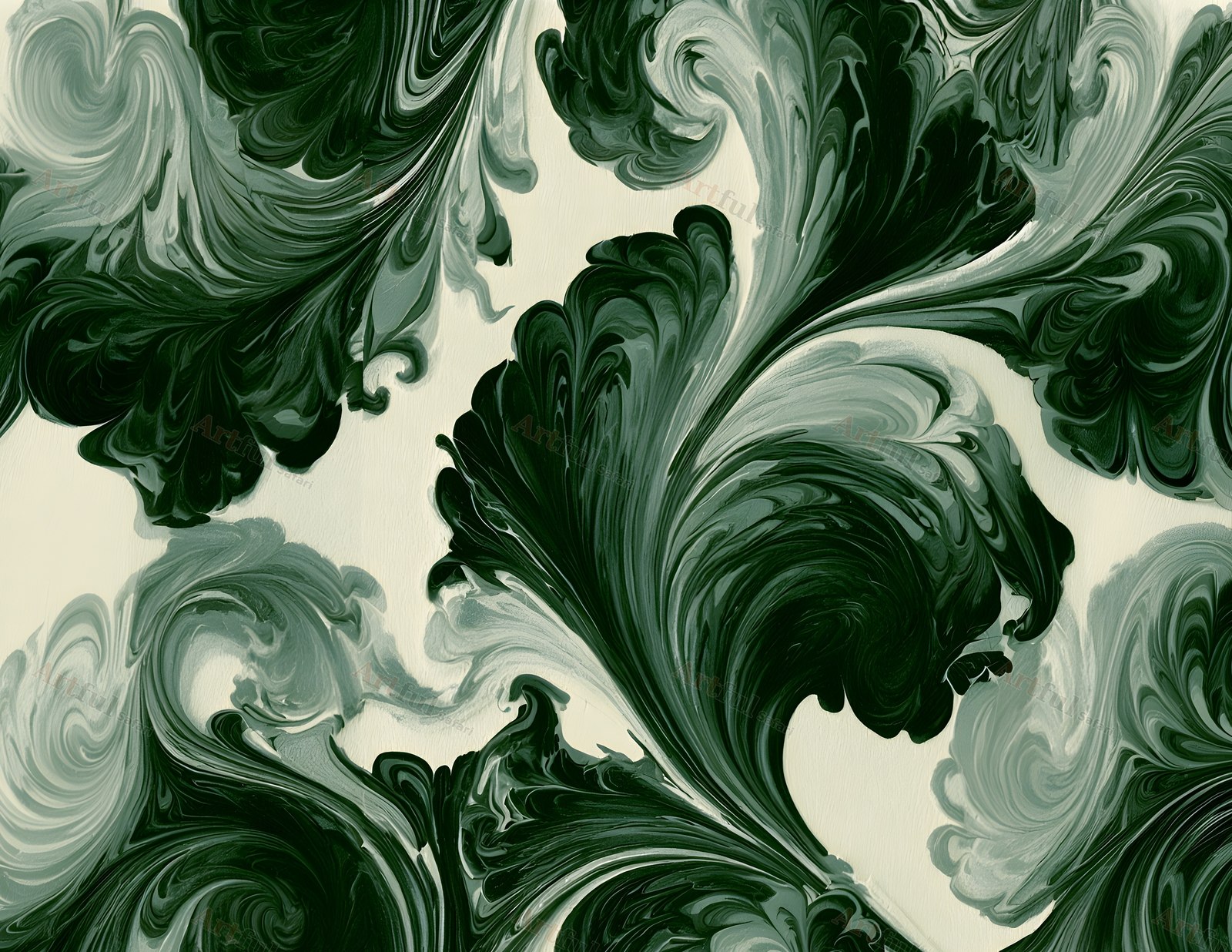 Bottle green marbling — included in Christmas Junk Journal - Gothmas Junk Journal Papers 1, 30 Printable 11x8.5 Pages