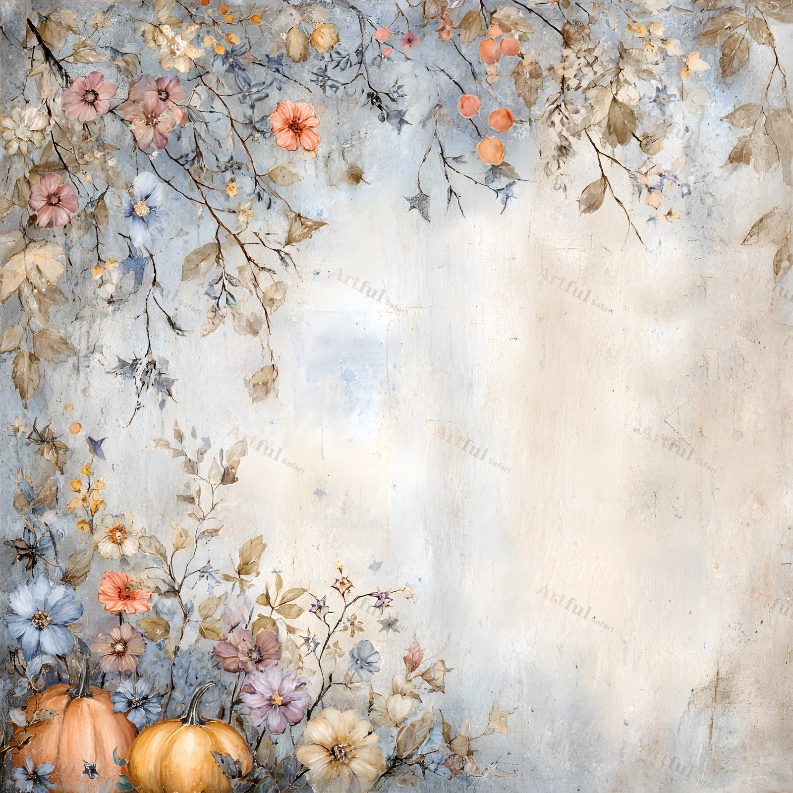 Ghost sky — included in Halloween Pumpkin Pals 2 Pattern Papers - Halloween Scrapbook Paper, 30 Pieces