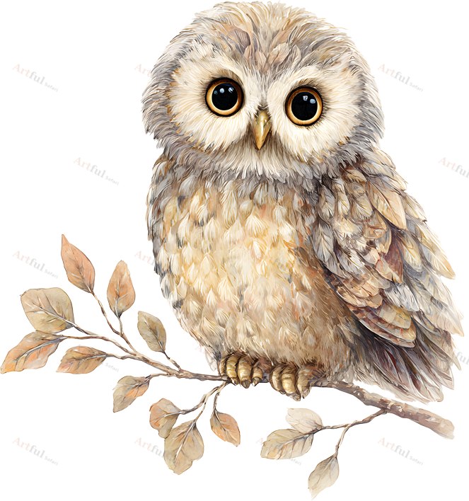 Owl — included in Halloween Pumpkin Pals 2 Elements - Halloween Clipart, 48 Pastel PNGs